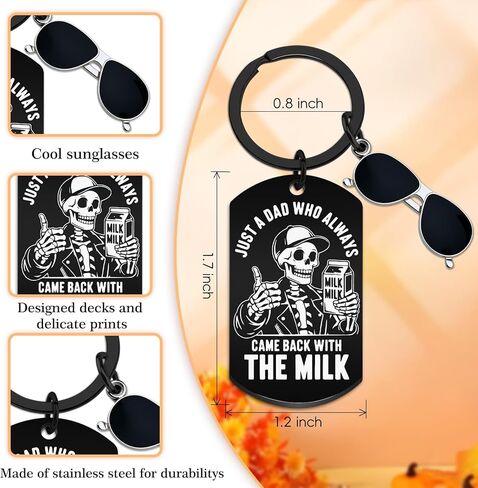 WEHBVF Dad Keychain for Dad Keychain from Daughter Basket Stuffers Men Best Dads Ever Gifts Basket for Valentines Day Gifts for Dad Valentines Gift in Kuwait