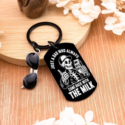 WEHBVF Dad Keychain for Dad Keychain from Daughter Basket Stuffers Men Best Dads Ever Gifts Basket for Valentines Day Gifts for Dad Valentines Gift in Kuwait