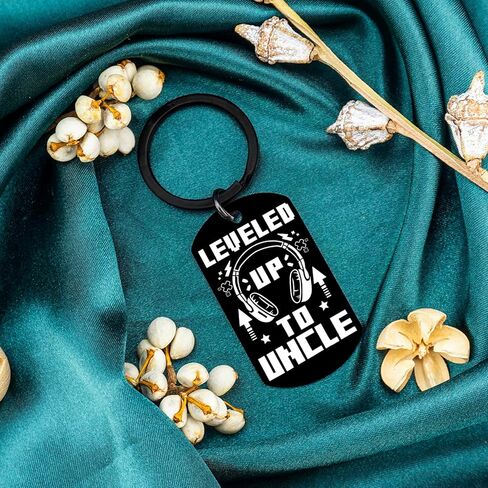 Promoted to Uncle Baby Announcement Gifts Uncles Gifts from Niece Nephew Keychain Best Uncles ever Gift Fathers Day Birthday Christmas for First Time New Uncle Kering in Saudi Arabia