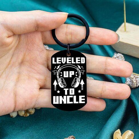 Promoted to Uncle Baby Announcement Gifts Uncles Gifts from Niece Nephew Keychain Best Uncles ever Gift Fathers Day Birthday Christmas for First Time New Uncle Kering in Saudi Arabia