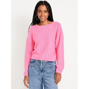 سترة Old Navy SoSoft ذات رقبة دائرية وقلب مزركش - عيد الحب in Kuwait