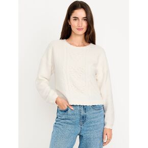 سترة على شكل قلب من Old Navy SoSoft ذات رقبة دائرية - ملح البحر in Kuwait