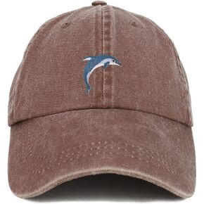 متجر الملابس العصرية Dolphin Patch Pigment مصبوغ قبعة بيسبول مغسولة in Saudi Arabia