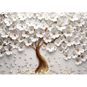 شجرة زهرة الحياة للبالغين 1000 قطعة ، أحجية بانورامات شجرة الأزهار الخيالية ، لغز القمر الفراشة الملونة in Kuwait