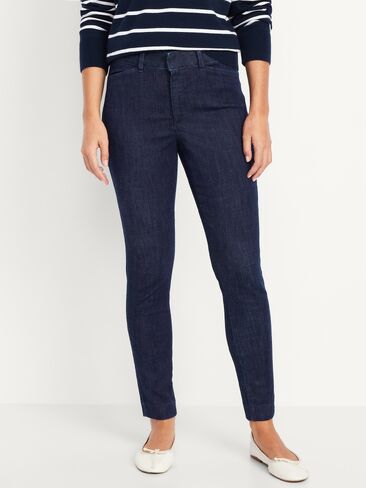 Old Navy High-Waisted Pixie Skinny Ankle Pants - Dark Wash in Kuwait