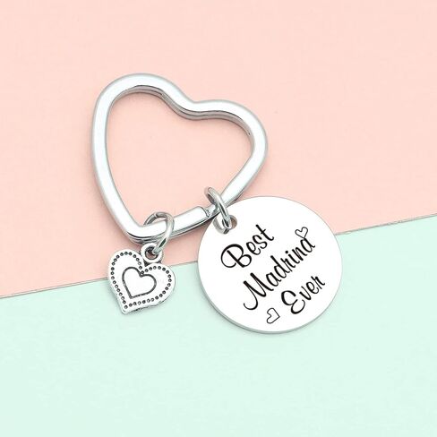 7RVZM Madrina Keychain - Appreciation Gift From Goddaughter to Godmother - Birthday Keychain in Saudi Arabia
