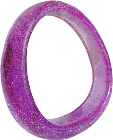 ChungLong0593 Boho Colorful Shimmer Acrylic Resin Bangle Bracelet Transparent Plastic Wristbands Irregular Geometric Cuff Bracelet for Women Jewelry in Saudi Arabia