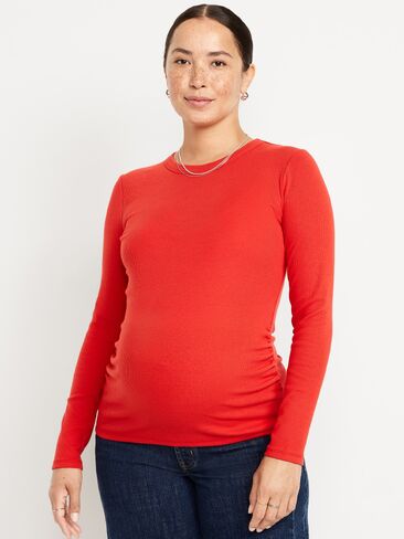 Old Navy Maternity Snug Crew-Neck T-Shirt - Amaryllis in Saudi Arabia