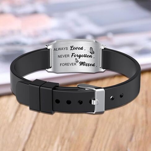 Richesele Memorial Gifts for Men Women - Keep Making Him Proud Sympathy Bracelets - Keep Making Her Proud Bereavement Keepsake - Loss of Loved One in Saudi Arabia