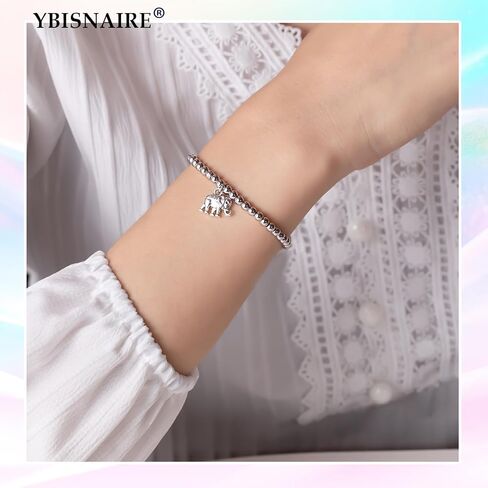 YBISNAIRE Elephant Gifts for Women Nana, Elephant Bead Bracelet Gift Ideal Motivational Get Well Soon Inspirationl Encouragement Life is Tough But So Are You Gifts for Women Birthday Mothers Day in Saudi Arabia