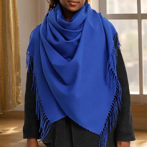 Scarf for Women Lightweight Soft Pashmina Shawls Wraps Winter Long Fringe Scarves for Bridesmaid Wedding Evening Dress in Saudi Arabia
