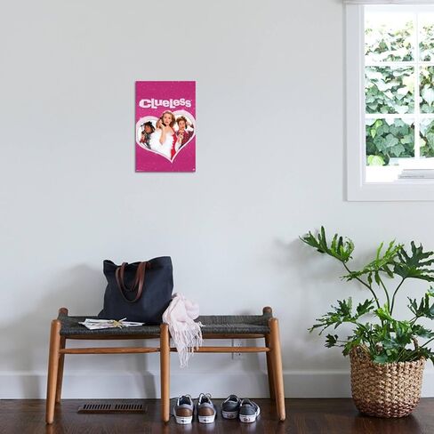 Clueless - Pink Wall Poster, 19L" x 13W", Premium Unframed Version in Saudi Arabia