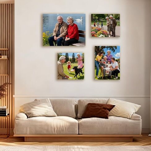 HHTCMM Custom Canvas Prints with Your Photos for Pet, Canvas Pictures for Framed Wall Art for your Pets Baby Family (6“Lx8"W) in Saudi Arabia
