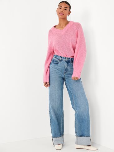 سترة Old Navy المريحة ذات الرقبة على شكل حرف V - SWEET SIXTEEN in Kuwait
