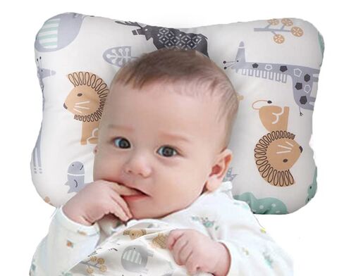 Soft Hypoallergenic Baby Head & Neck Support Organic Cotton Cover Machine Washable (Bambi Pink) in Saudi Arabia