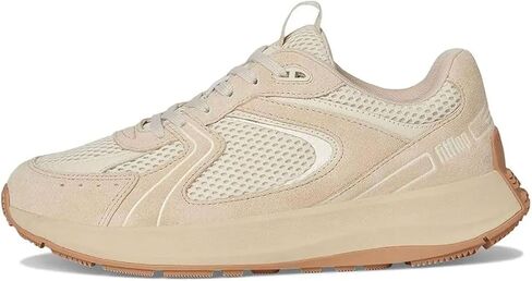 FitFlop Women's F-Mode Flow Suede/Mesh/Leather Flatform Sneakers in Saudi Arabia