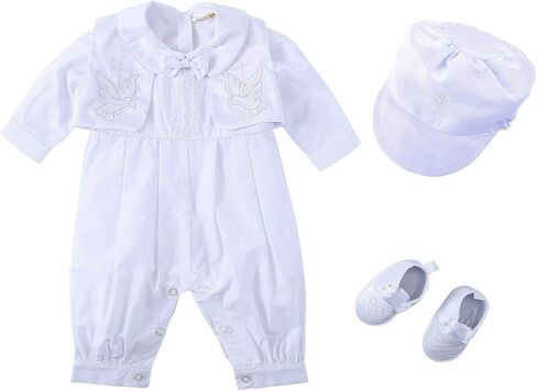 Bow Dream Baby Boy's 3 Pcs Set Christening Baptism Outfits in Saudi Arabia