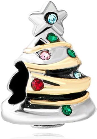 GMXLin Christmas Tree Charm Compatible with Pandora Charms Bracelets in Saudi Arabia