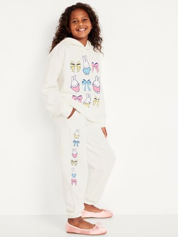 بنطال رياضي للفتيات من Old Navy Miffy™ ذو خصر عالي - Creme De La Creme in Kuwait