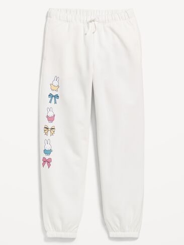 بنطال رياضي للفتيات من Old Navy Miffy™ ذو خصر عالي - Creme De La Creme in Kuwait