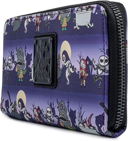 محفظة Loungefly POP Disney Nightmare Before Christmas Halloween بسحاب حول المحفظة in Saudi Arabia
