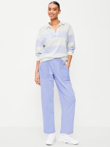 بنطال رياضي ذو خياطة متوسطة الارتفاع من Old Navy - زهرة الكتان in Saudi Arabia