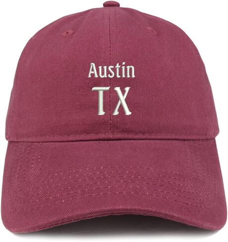 متجر الملابس العصرية Austin TX قبعة بيسبول قطنية ناعمة منخفضة المظهر in Saudi Arabia