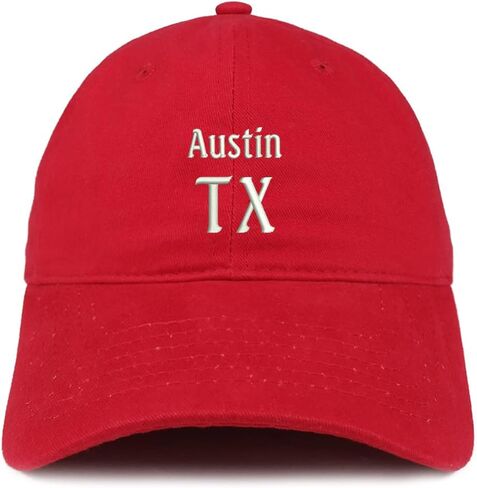 متجر الملابس العصرية Austin TX قبعة بيسبول قطنية ناعمة منخفضة المظهر in Saudi Arabia
