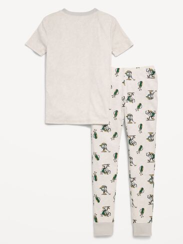 Old Navy Gender-Neutral Snug-Fit Graphic Pajama Set for Kids - GOLF in Saudi Arabia