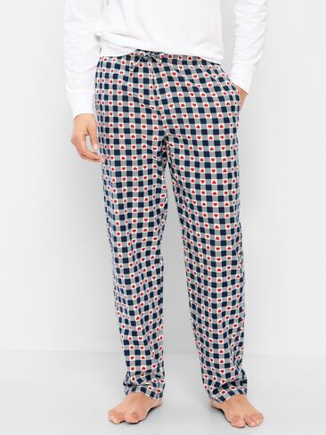 Old Navy Flannel Pajama Pants for Men - Gingham Hearts (Match the Fam!) in Saudi Arabia