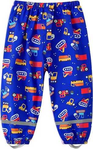 Fewlby Kids Rain Pants Toddler Waterproof Trousers Lightweight for Boys Girls in Saudi Arabia