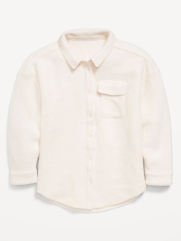 سترة Old Navy Cozy كبيرة الحجم للبنات - Creme De La Creme in Saudi Arabia