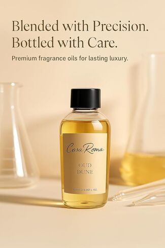 Casa Roma Oud Dune Aroma Oil – Premium Cold-Air Diffuser Oil Blend with Patchouli, Saffron, Vanilla & Oud – Compatible with Casa Roma & Waterless Diffusers (120ml Bottle) in Saudi Arabia