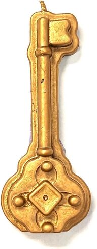 Vrinda Key Gold Candle, 4 Inch, 2 Ounces, Ritual Spell Candle, Road Opening, Opportunity, Unlocking Blessings & Intention Work in Saudi Arabia