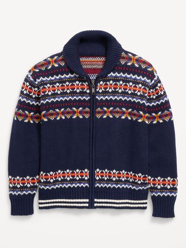 Old Navy Oversized Shawl-Collar Zip Sweater for Boys - In the Navy in Saudi Arabia