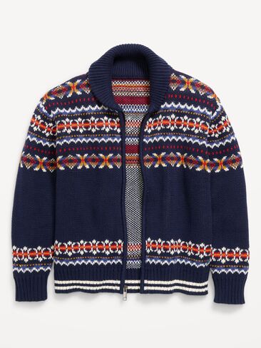 Old Navy Oversized Shawl-Collar Zip Sweater for Boys - In the Navy in Saudi Arabia