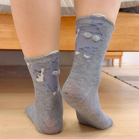 3pairs Cartoon Cute Cat Balls Socks Black,white and Grey Color Middle Tube Socks Women Men Daily Wear Hosiery in Saudi Arabia
