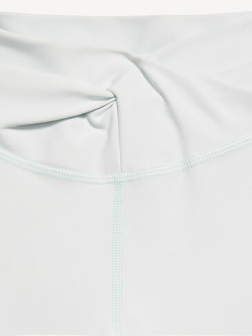 Old Navy High-Waisted PowerSoft Twist-Front Flare Leggings for Girls - SEAFOAM in Saudi Arabia