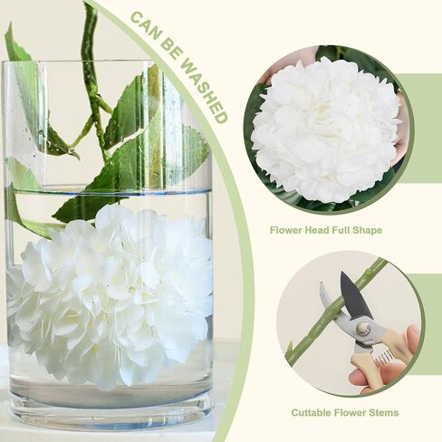zoes homdeco 4 قطع زهور الكوبية الاصطناعية 25 بوصة زهور الكوبية الصناعية، زهور الكوبية البيضاء المزيفة من اللاتكس ذات اللمس الحقيقي مع سيقان لديكور المنزل وحفلات الزفاف وترتيبات الزهور in Saudi Arabia