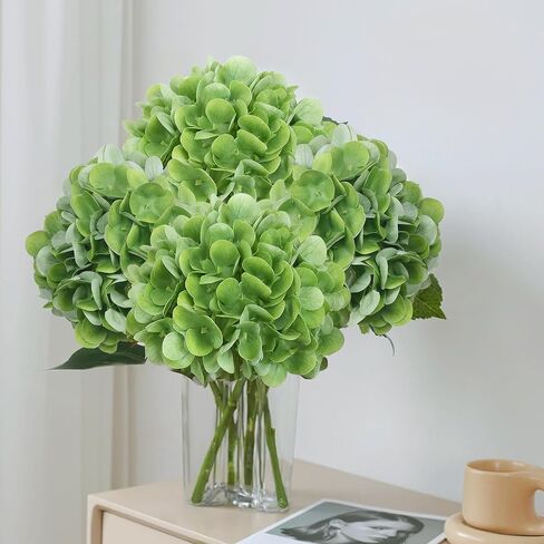 zoes homdeco 4 قطع زهور الكوبية الاصطناعية 25 بوصة زهور الكوبية الصناعية، زهور الكوبية البيضاء المزيفة من اللاتكس ذات اللمس الحقيقي مع سيقان لديكور المنزل وحفلات الزفاف وترتيبات الزهور in Saudi Arabia