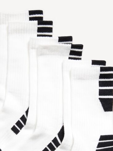 Old Navy Crew Go-Dry Basketball Socks 3-Pack for Boys - Calla Lilies in Saudi Arabia