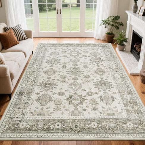 WEZVIX Washable 2x3 Small Entryway Rug,Boho Vintage Oriental Doormat,Non Slip Rubber Backing,Soft Low Pile Small Area Rug for Entryway,Kitchen, Front Door Indoor Entrance,Kids Room in Saudi Arabia