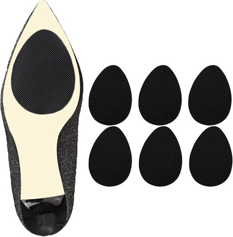 Non Slip Shoe Pads,Shoe Bottom Grip Anti Slip Silica Gel Self Adhesive Anti Slip Sole Protector for Heels (Beige 8pcs) in Saudi Arabia