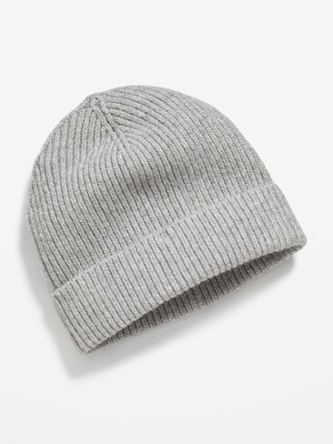 Old Navy Unisex Rib-Knit Cuffed Beanie for Toddler - ON Medium Grey Heather in Saudi Arabia
