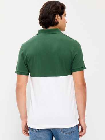 Old Navy Color-Block Pique Polo - Field Of Greens in Saudi Arabia