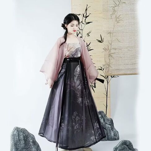 Hanfu Dress Women Chinese Traditional Ancient Hanfu Dress Female Stage Performance Cosplay Costumes in Saudi Arabia