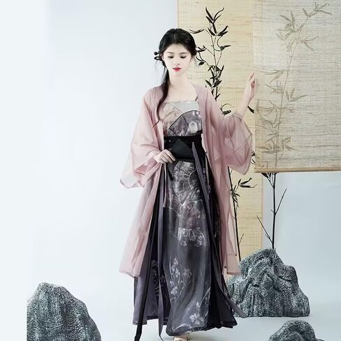 Hanfu Dress Women Chinese Traditional Ancient Hanfu Dress Female Stage Performance Cosplay Costumes in Saudi Arabia