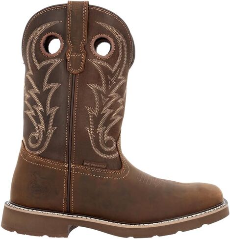 Georgia Boot Core 37 Western 11 "Stee Toe Horeproof On Boot ، Brown ، Size 11.5 (M) in Saudi Arabia
