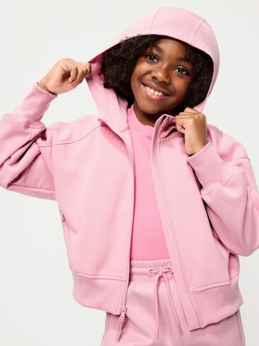 هودي بغطاء رأس من الصوف الديناميكي كبير الحجم بسحاب كامل للفتيات من Old Navy - FAIRYTALE ROSE in Kuwait