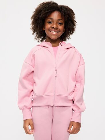 هودي بغطاء رأس من الصوف الديناميكي كبير الحجم بسحاب كامل للفتيات من Old Navy - FAIRYTALE ROSE in Kuwait